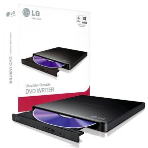 MASTERIZZATORE DVD/CD PORTATILE ULTRA SLIM USB 2.0 CON TECNOLOGIA SILENT PLAY E TV CONNECTIVITY COLORE NERO GP57EB40 LG
