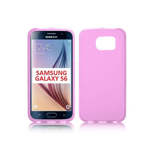 CUSTODIA GEL TPU SILICONE per SAMSUNG SM-G920 GALAXY S6 COLORE ROSA - TRASPARENTE CUSTODIA GEL TPU SILICONE per SAMSUNG SM-G920 GALAXY S6 COLORE ROSA - TRASPARENTE