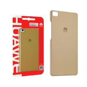 CUSTODIA BACK CASE POSTERIORE RIGIDA SLIM 0,8mm ORIGINALE per HUAWEI ASCEND P8 COLORE MARRONE CHIARO BLISTER