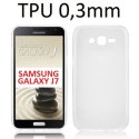 CUSTODIA GEL TPU SILICONE ULTRA SLIM 0,3mm per SAMSUNG SM-J700F GALAXY J7 COLORE BIANCO TRASPARENTE CUSTODIA GEL TPU SILICONE ULTRA SLIM 0,3mm per SAMSUNG SM-J700F GALAXY J7 COLORE BIANCO TRASPARENTE