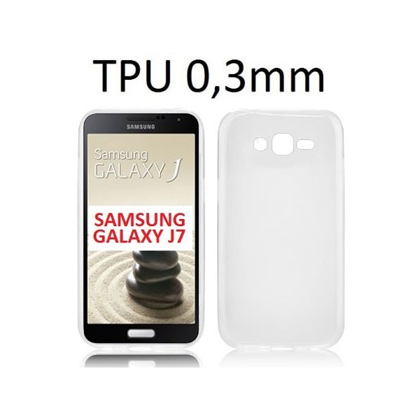 CUSTODIA GEL TPU SILICONE ULTRA SLIM 0,3mm per SAMSUNG SM-J700F GALAXY J7 COLORE BIANCO TRASPARENTE CUSTODIA GEL TPU SILICONE ULTRA SLIM 0,3mm per SAMSUNG SM-J700F GALAXY J7 COLORE BIANCO TRASPARENTE