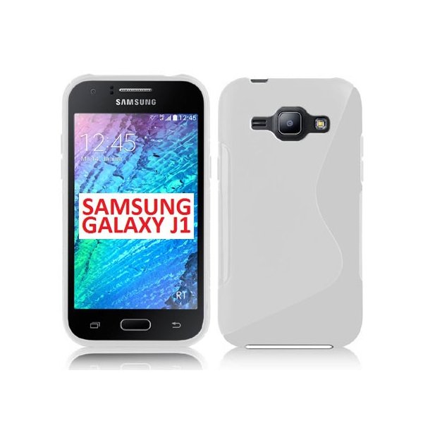 CUSTODIA GEL TPU SILICONE DOUBLE per SAMSUNG SM-J100H GALAXY J1 COLORE BIANCO CUSTODIA GEL TPU SILICONE DOUBLE per SAMSUNG SM-J100H GALAXY J1 COLORE BIANCO