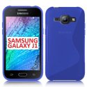 CUSTODIA GEL TPU SILICONE DOUBLE per SAMSUNG SM-J100H GALAXY J1 COLORE BLU CUSTODIA GEL TPU SILICONE DOUBLE per SAMSUNG SM-J100H GALAXY J1 COLORE BLU