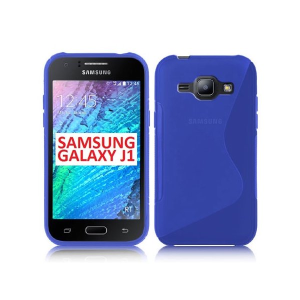 CUSTODIA GEL TPU SILICONE DOUBLE per SAMSUNG SM-J100H GALAXY J1 COLORE BLU CUSTODIA GEL TPU SILICONE DOUBLE per SAMSUNG SM-J100H GALAXY J1 COLORE BLU