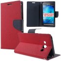 CUSTODIA FLIP ORIZZONTALE per SAMSUNG SM-G388F GALAXY XCOVER 3 CON INTERNO IN TPU SILICONE, STAND E PORTA CARTE COLORE ROSSO CUSTODIA FLIP ORIZZONTALE per SAMSUNG SM-G388F GALAXY XCOVER 3 CON INTERNO IN TPU SILICONE, STAND E PORTA CARTE COLORE ROSSO