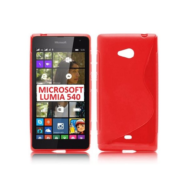 CUSTODIA GEL TPU SILICONE DOUBLE per MICROSOFT LUMIA 540 DUAL SIM COLORE ROSSO CUSTODIA GEL TPU SILICONE DOUBLE per MICROSOFT LUMIA 540 DUAL SIM COLORE ROSSO