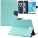 CUSTODIA BOOK ORIZZONTALE per SAMSUNG GALAXY TAB A 8.0, SM-T350 CON STAND, INTERNO IN TPU E PORTA CARTE COLORE VERDE ACQUA CUSTODIA BOOK ORIZZONTALE per SAMSUNG GALAXY TAB A 8.0, SM-T350 CON STAND, INTERNO IN TPU E PORTA CARTE COLORE VERDE ACQUA