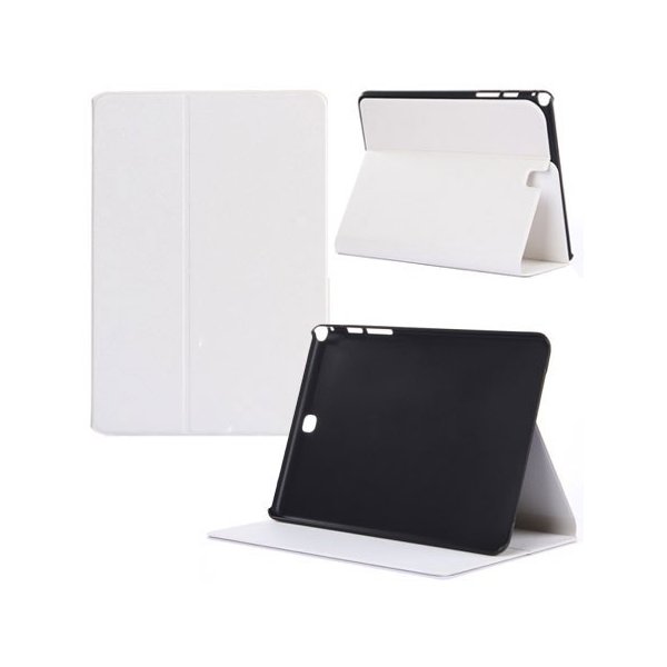CUSTODIA BOOK ORIZZONTALE SLIM per SAMSUNG GALAXY TAB A 8.0, SM-T350 CON STAND COLORE BIANCO CUSTODIA BOOK ORIZZONTALE SLIM per SAMSUNG GALAXY TAB A 8.0, SM-T350 CON STAND COLORE BIANCO