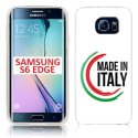 CUSTODIA GEL TPU SILICONE per SAMSUNG SM-G925 GALAXY S6 EDGE CON BANDIERA ITALIANA E SCRITTA "MADE IN ITALY" CUSTODIA GEL TPU SILICONE per SAMSUNG SM-G925 GALAXY S6 EDGE CON BANDIERA ITALIANA E SCRITTA "MADE IN ITALY"