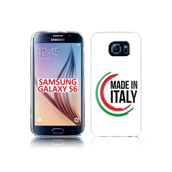 CUSTODIA GEL TPU SILICONE per SAMSUNG SM-G920 GALAXY S6 CON BANDIERA ITALIANA E SCRITTA "MADE IN ITALY" CUSTODIA GEL TPU SILICONE per SAMSUNG SM-G920 GALAXY S6 CON BANDIERA ITALIANA E SCRITTA "MADE IN ITALY"