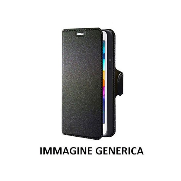 CUSTODIA FLIP ORIZZONTALE SIMILPELLE per SAMSUNG SM-A800F GALAXY A8 CON INTERNO IN TPU, STAND E PORTA CARTE COLORE NERO CUSTODIA FLIP ORIZZONTALE SIMILPELLE per SAMSUNG SM-A800F GALAXY A8 CON INTERNO IN TPU, STAND E PORTA CARTE COLORE NERO