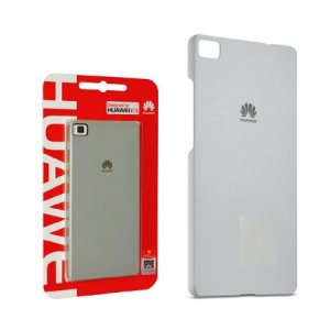 CUSTODIA BACK CASE POSTERIORE RIGIDA SLIM 0,8mm ORIGINALE per HUAWEI P8 LITE COLORE GRIGIO BLISTER