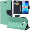 CUSTODIA FLIP ORIZZONTALE per SAMSUNG SM-A800F GALAXY A8 CON STAND, INTERNO IN TPU E TASCHE PORTA CARTE COLORE VERDE ACQUA CUSTODIA FLIP ORIZZONTALE per SAMSUNG SM-A800F GALAXY A8 CON STAND, INTERNO IN TPU E TASCHE PORTA CARTE COLORE VERDE ACQUA
