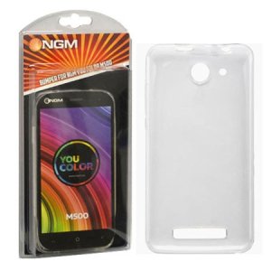 CUSTODIA ORIGINALE GEL TPU SILICONE TRASPARENTE NGM per YOU COLOR M500 BUMPER-M500 BLISTER