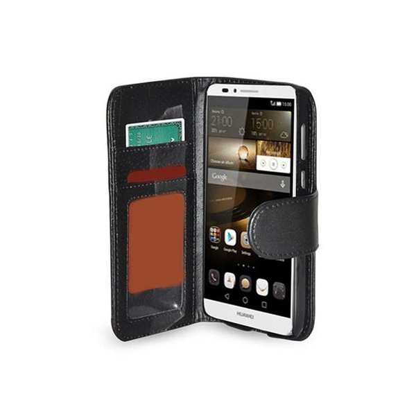 CUSTODIA FLIP ORIZZONTALE SIMILPELLE per HUAWEI ASCEND MATE 7 CON TASCHE PORTA CARTE E CHIUSURA MAGNETICA COLORE NERO CUSTODIA FLIP ORIZZONTALE SIMILPELLE per HUAWEI ASCEND MATE 7 CON TASCHE PORTA CARTE E CHIUSURA MAGNETICA COLORE NERO