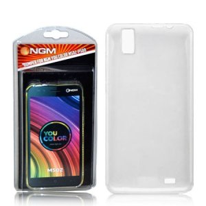 CUSTODIA ORIGINALE NGM IN GEL TPU SILICONE TRASPARENTE per YOU COLOR M502, P508 BLISTER