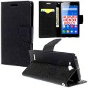 CUSTODIA FLIP ORIZZONTALE per HUAWEI HONOR HOLLY CON INTERNO IN TPU SILICONE, STAND E TASCHE PORTA CARTE COLORE NERO CUSTODIA FLIP ORIZZONTALE per HUAWEI HONOR HOLLY CON INTERNO IN TPU SILICONE, STAND E TASCHE PORTA CARTE COLORE NERO