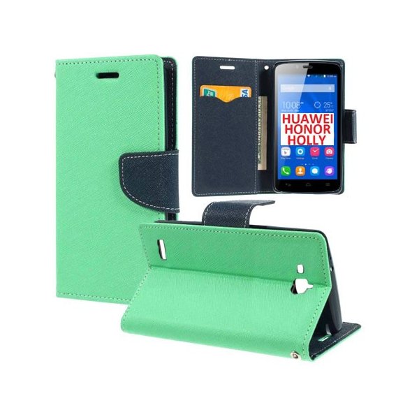 CUSTODIA FLIP ORIZZONTALE per HUAWEI HONOR HOLLY CON INTERNO IN TPU SILICONE, STAND E TASCHE PORTA CARTE COLORE VERDE ACQUA CUSTODIA FLIP ORIZZONTALE per HUAWEI HONOR HOLLY CON INTERNO IN TPU SILICONE, STAND E TASCHE PORTA CARTE COLORE VERDE ACQUA