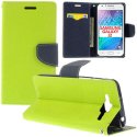 CUSTODIA FLIP ORIZZONTALE per SAMSUNG SM-J200F GALAXY J2 CON STAND, INTERNO IN TPU SILICONE E TASCHE PORTA CARTE COLORE VERDE CUSTODIA FLIP ORIZZONTALE per SAMSUNG SM-J200F GALAXY J2 CON STAND, INTERNO IN TPU SILICONE E TASCHE PORTA CARTE COLORE VERDE