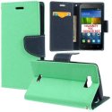 CUSTODIA FLIP ORIZZONTALE per HUAWEI Y5C, HONOR BEE CON INTERNO IN TPU, STAND E CHIUSURA MAGNETICA COLORE VERDE ACQUA CUSTODIA FLIP ORIZZONTALE per HUAWEI Y5C, HONOR BEE CON INTERNO IN TPU, STAND E CHIUSURA MAGNETICA COLORE VERDE ACQUA