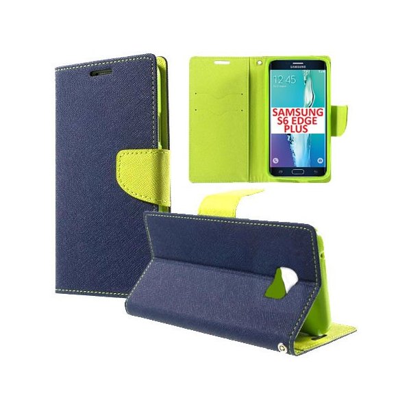 CUSTODIA FLIP ORIZZONTALE per SAMSUNG SM-G928 GALAXY S6 EDGE PLUS CON INTERNO IN TPU, STAND E PORTA CARTE COLORE BLU CUSTODIA FLIP ORIZZONTALE per SAMSUNG SM-G928 GALAXY S6 EDGE PLUS CON INTERNO IN TPU, STAND E PORTA CARTE COLORE BLU