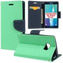 CUSTODIA FLIP ORIZZONTALE per SAMSUNG SM-G928 GALAXY S6 EDGE PLUS CON INTERNO IN TPU, STAND E PORTA CARTE VERDE ACQUA CUSTODIA FLIP ORIZZONTALE per SAMSUNG SM-G928 GALAXY S6 EDGE PLUS CON INTERNO IN TPU, STAND E PORTA CARTE VERDE ACQUA