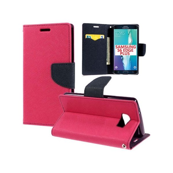 CUSTODIA FLIP ORIZZONTALE per SAMSUNG SM-G928 GALAXY S6 EDGE PLUS CON INTERNO IN TPU, STAND E PORTA CARTE COLORE FUCSIA CUSTODIA FLIP ORIZZONTALE per SAMSUNG SM-G928 GALAXY S6 EDGE PLUS CON INTERNO IN TPU, STAND E PORTA CARTE COLORE FUCSIA