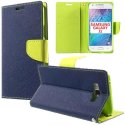 CUSTODIA FLIP ORIZZONTALE per SAMSUNG SM-J100H GALAXY J1 CON INTERNO IN TPU SILICONE, STAND E PORTA CARTE COLORE BLU CUSTODIA FLIP ORIZZONTALE per SAMSUNG SM-J100H GALAXY J1 CON INTERNO IN TPU SILICONE, STAND E PORTA CARTE COLORE BLU