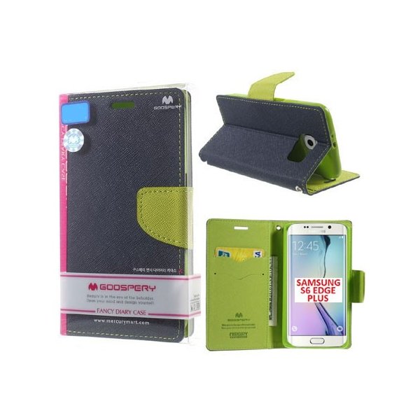 CUSTODIA FLIP ORIZZONTALE per SAMSUNG SM-G928 GALAXY S6 EDGE PLUS CON INTERNO IN TPU E STAND BLU FANCY DIARY BLISTER MERCURY CUSTODIA FLIP ORIZZONTALE per SAMSUNG SM-G928 GALAXY S6 EDGE PLUS CON INTERNO IN TPU E STAND BLU FANCY DIARY BLISTER MERCURY