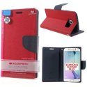 CUSTODIA FLIP ORIZZONTALE per SAMSUNG SM-G928 GALAXY S6 EDGE PLUS CON INTERNO IN TPU E STAND ROSSO FANCY DIARY MERCURY CUSTODIA FLIP ORIZZONTALE per SAMSUNG SM-G928 GALAXY S6 EDGE PLUS CON INTERNO IN TPU E STAND ROSSO FANCY DIARY MERCURY