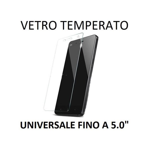 PELLICOLA PROTEGGI DISPLAY UNIVERSALE VETRO TEMPERATO 0,33mm PER DISPOSITIVI FINO A 5" POLLICI DIMENSIONI 136 mm X 67 mm PELLICOLA PROTEGGI DISPLAY UNIVERSALE VETRO TEMPERATO 0,33mm PER DISPOSITIVI FINO A 5" POLLICI DIMENSIONI 136 mm X 67 mm
