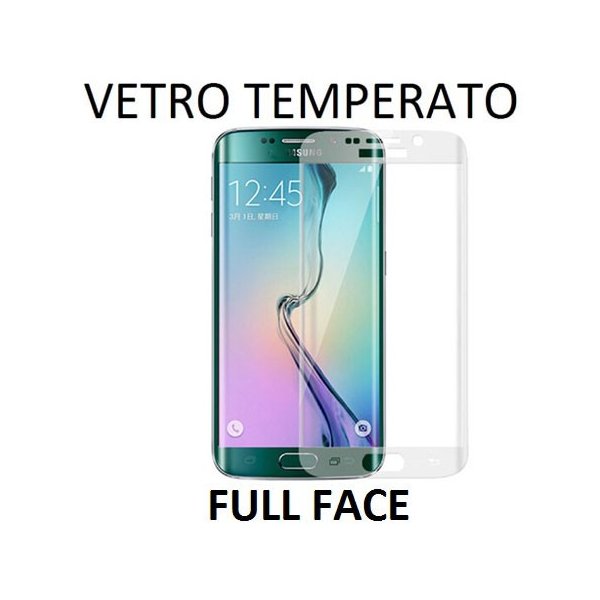 PELLICOLA VETRO TEMPERATO FULL FACE 0,33mm per SAMSUNG SM-G928 GALAXY S6 EDGE PLUS CON CORNICE TRASPARENTE BRILLANTINATA PELLICOLA VETRO TEMPERATO FULL FACE 0,33mm per SAMSUNG SM-G928 GALAXY S6 EDGE PLUS CON CORNICE TRASPARENTE BRILLANTINATA