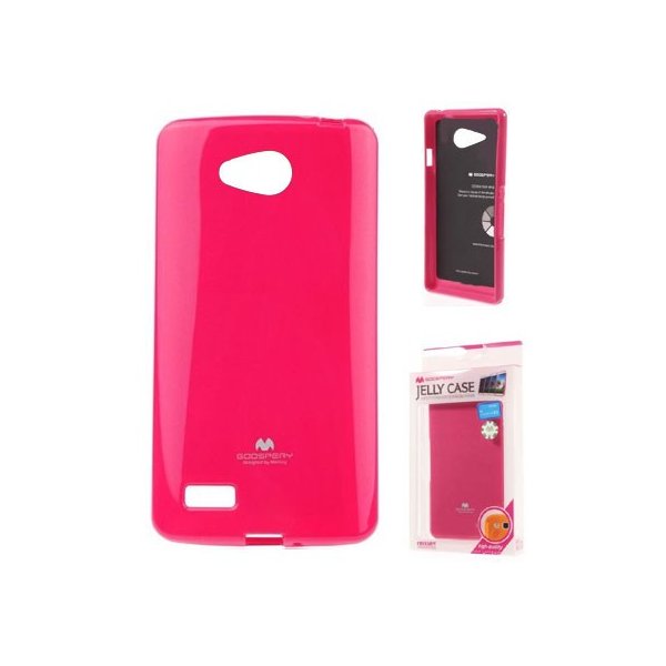 CUSTODIA GEL TPU SILICONE per LG JOY H220 COLORE FUCSIA LUCIDO CON GLITTER ALTA QUALITA' MERCURY BLISTER CUSTODIA GEL TPU SILICONE per LG JOY H220 COLORE FUCSIA LUCIDO CON GLITTER ALTA QUALITA' MERCURY BLISTER