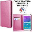 CUSTODIA FLIP ORIZZONTALE SIMILPELLE per SAMSUNG SM-G920 GALAXY S6 CON CHIUSURA MAGNETICA INVISIBILE E PORTA CARTE ROSA CUSTODIA FLIP ORIZZONTALE SIMILPELLE per SAMSUNG SM-G920 GALAXY S6 CON CHIUSURA MAGNETICA INVISIBILE E PORTA CARTE ROSA
