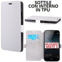 CUSTODIA FLIP ORIZZONTALE SLIM per HUAWEI MATE S CON INTERNO IN TPU SILICONE E CHIUSURA MAGNETICA LATERALE COLORE BIANCO CUSTODIA FLIP ORIZZONTALE SLIM per HUAWEI MATE S CON INTERNO IN TPU SILICONE E CHIUSURA MAGNETICA LATERALE COLORE BIANCO