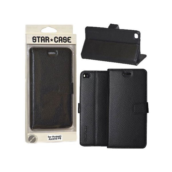 CUSTODIA FLIP ORIZZONTALE SIMILPELLE per HUAWEI ASCEND P8 CON INTERNO IN TPU, STAND E PORTA CARTE COLORE NERO ALTA QUALITA' CUSTODIA FLIP ORIZZONTALE SIMILPELLE per HUAWEI ASCEND P8 CON INTERNO IN TPU, STAND E PORTA CARTE COLORE NERO ALTA QUALITA'