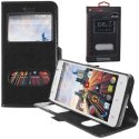 CUSTODIA FLIP ORIZZONTALE PELLE per ARCHOS 50C HELIUM CON INTERNO IN TPU E DOPPIA FINESTRA ID COLORE NERO ALTA QUALITA' MOCCA CUSTODIA FLIP ORIZZONTALE PELLE per ARCHOS 50C HELIUM CON INTERNO IN TPU E DOPPIA FINESTRA ID COLORE NERO ALTA QUALITA' MOCCA