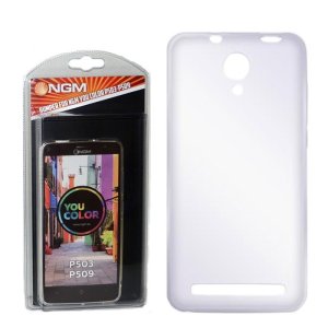 CUSTODIA GEL TPU SILICONE TRASPARENTE per YOU COLOR P503, P509 ORIGINALE NGM BLISTER