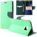 CUSTODIA FLIP ORIZZONTALE per SAMSUNG SM-G935 GALAXY S7 EDGE CON STAND, INTERNO IN TPU E PORTA CARTE COLORE VERDE ACQUA CUSTODIA FLIP ORIZZONTALE per SAMSUNG SM-G935 GALAXY S7 EDGE CON STAND, INTERNO IN TPU E PORTA CARTE COLORE VERDE ACQUA