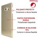 CUSTODIA CON PARTE POSTERIORE RIGIDA E CORNICE IN SILICONE TRASPARENTE per SAMSUNG GALAXY S6 EDGE PLUS ALTA QUALITA' MOCCA CUSTODIA CON PARTE POSTERIORE RIGIDA E CORNICE IN SILICONE TRASPARENTE per SAMSUNG GALAXY S6 EDGE PLUS ALTA QUALITA' MOCCA
