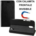 CUSTODIA FLIP ORIZZONTALE SIMILPELLE per HUAWEI ASCEND Y625 con CHIUSURA MAGNETICA INVISIBILE, STAND ED INTERNO IN TPU NERO CUSTODIA FLIP ORIZZONTALE SIMILPELLE per HUAWEI ASCEND Y625 con CHIUSURA MAGNETICA INVISIBILE, STAND ED INTERNO IN TPU NERO