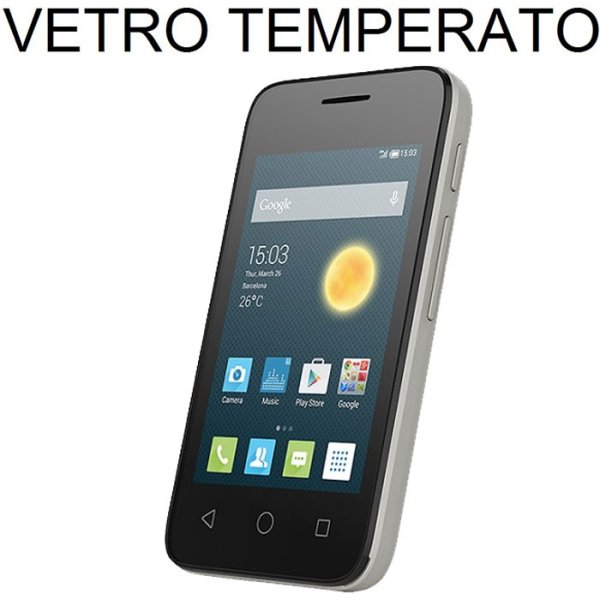 PELLICOLA PROTEGGI DISPLAY VETRO TEMPERATO per ALCATEL ONE TOUCH IDOL PIXI 3 - 3.5" POLLICI PELLICOLA PROTEGGI DISPLAY VETRO TEMPERATO per ALCATEL ONE TOUCH IDOL PIXI 3 - 3.5" POLLICI