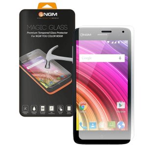 PELLICOLA PROTEGGI DISPLAY VETRO TEMPERATO 0,33mm ORIGINALE NGM per YOU COLOR M500 BLISTER