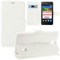 CUSTODIA FLIP ORIZZONTALE SLIM SIMILPELLE per HUAWEI ASCEND Y635 CON STAND, CHIUSURA MAGNETICA E PORTA CARTE COLORE BIANCO CUSTODIA FLIP ORIZZONTALE SLIM SIMILPELLE per HUAWEI ASCEND Y635 CON STAND, CHIUSURA MAGNETICA E PORTA CARTE COLORE BIANCO