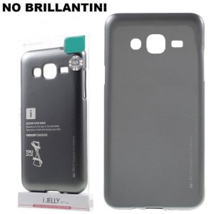 CUSTODIA GEL TPU SILICONE per SAMSUNG SM-J210 GALAXY J2 (2016) COLORE GRIGIO ALTA QUALITA' MERCURY I-JELLY (NO BRILLANTINI)