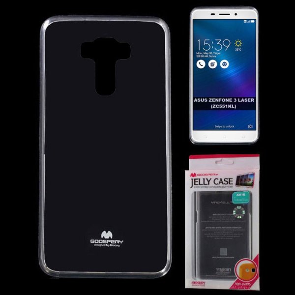CUSTODIA GEL TPU SILICONE TRASPARENTE per ASUS ZENFONE 3 LASER (ZC551KL) ALTA QUALITA' MERCURY BLISTER CUSTODIA GEL TPU SILICONE TRASPARENTE per ASUS ZENFONE 3 LASER (ZC551KL) ALTA QUALITA' MERCURY BLISTER