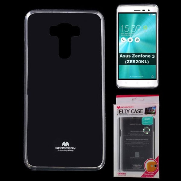 CUSTODIA GEL TPU SILICONE TRASPARENTE per ASUS ZENFONE 3 (ZE520KL), 5.2" POLLICI ALTA QUALITA' MERCURY BLISTER CUSTODIA GEL TPU SILICONE TRASPARENTE per ASUS ZENFONE 3 (ZE520KL), 5.2" POLLICI ALTA QUALITA' MERCURY BLISTER