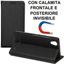 CUSTODIA FLIP ORIZZONTALE per ZTE BLADE A452 con CHIUSURA MAGNETICA INVISIBILE, STAND ED INTERNO IN TPU SILICONE COLORE NERO CUSTODIA FLIP ORIZZONTALE per ZTE BLADE A452 con CHIUSURA MAGNETICA INVISIBILE, STAND ED INTERNO IN TPU SILICONE COLORE NERO
