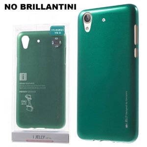 CUSTODIA GEL TPU SILICONE per HUAWEI Y6 II, HONOR 5A COLORE VERDE ALTA QUALITA' MERCURY I-JELLY BLISTER (NO BRILLANTINI)