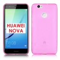 CUSTODIA per HUAWEI NOVA IN GEL TPU SILICONE COLORE ROSA TRASPARENTE CUSTODIA per HUAWEI NOVA IN GEL TPU SILICONE COLORE ROSA TRASPARENTE